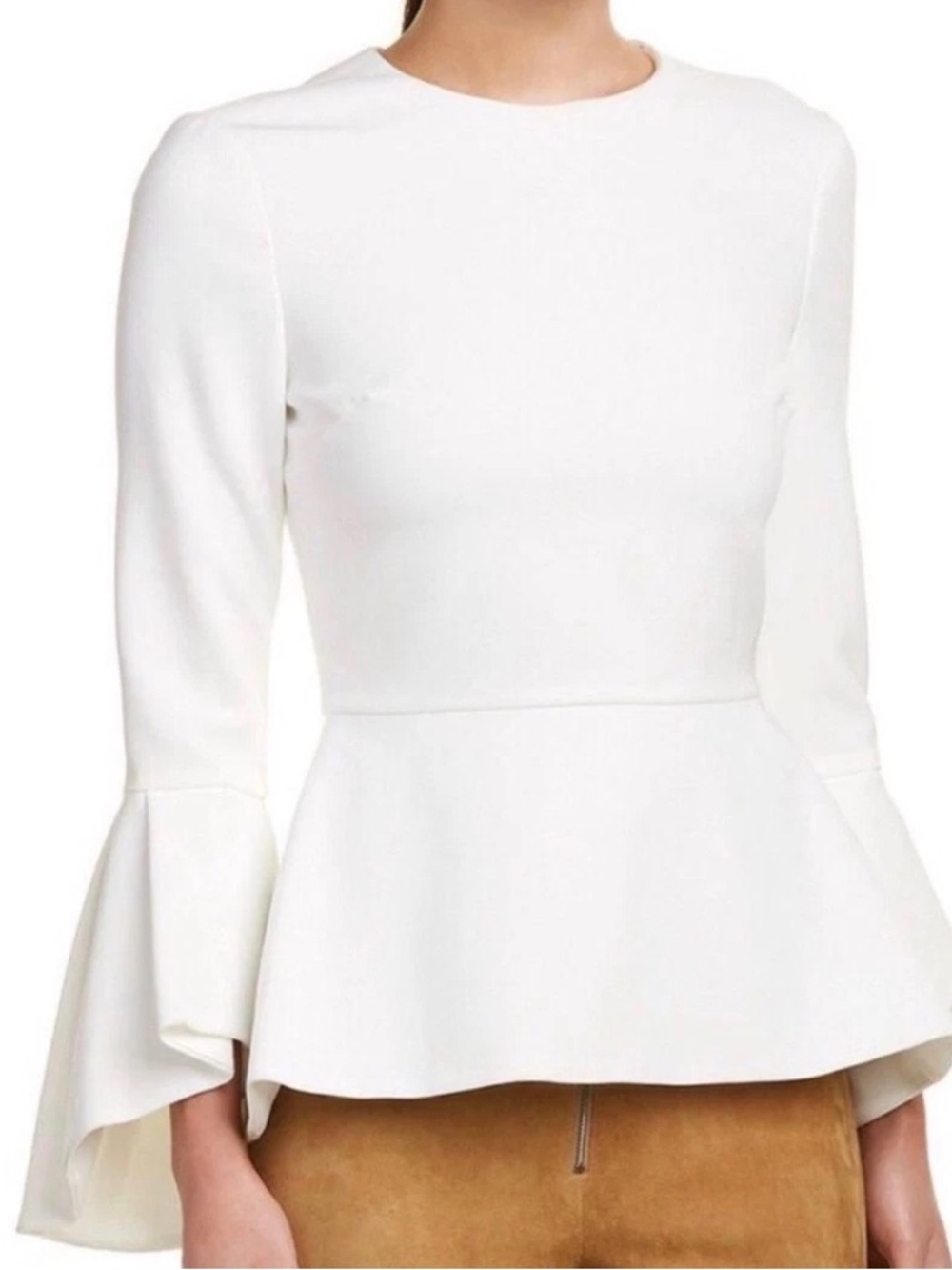 Alice + Olivia Ruby Peplum Top Size 4